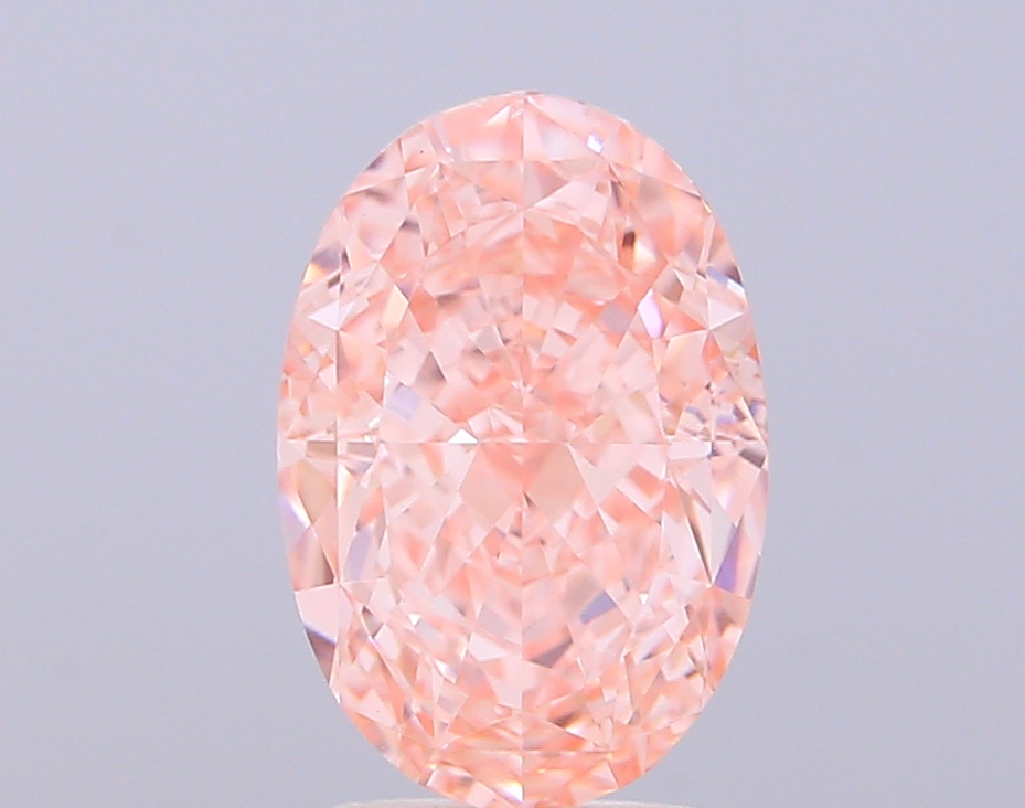 3.01 ct Oval, Fancy Vivid Pink VS1 IGI CVD