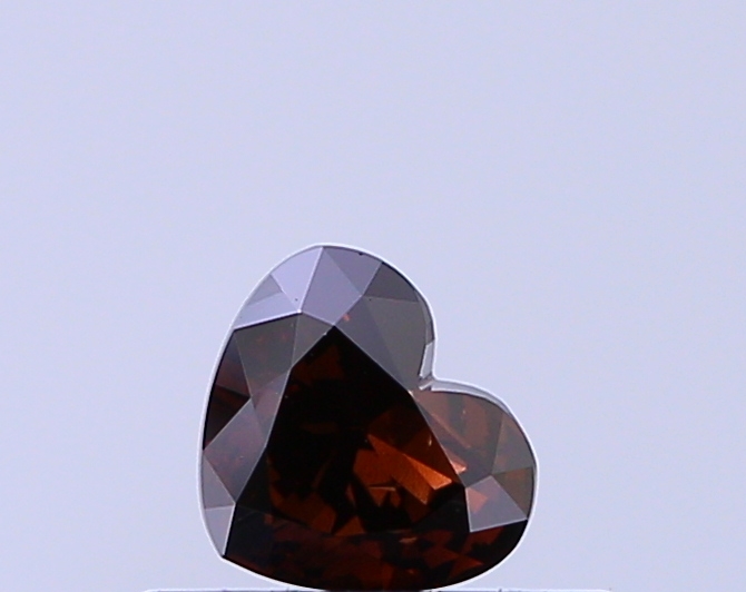 0.30 ct Heart, Fancy Vivid Black VS1 CVD