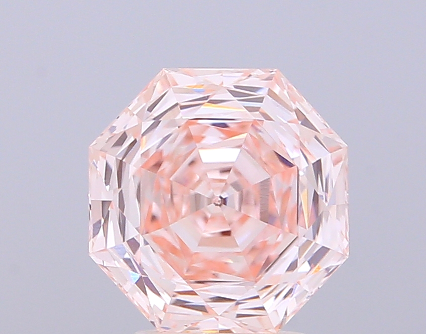 3.04 ct Octagonal, Fancy Intense Pink VVS2 IGI CVD