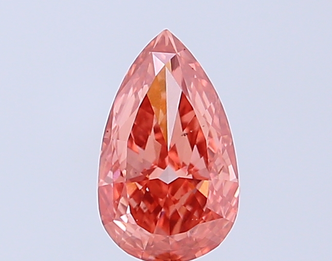 1.00 ct Pear, Fancy Vivid Purple VS1 CVD