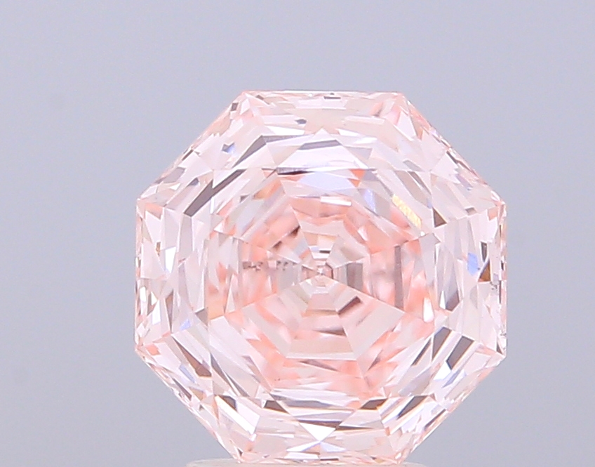 3.07 ct Octagonal, Fancy Intense Pink VS2 IGI CVD