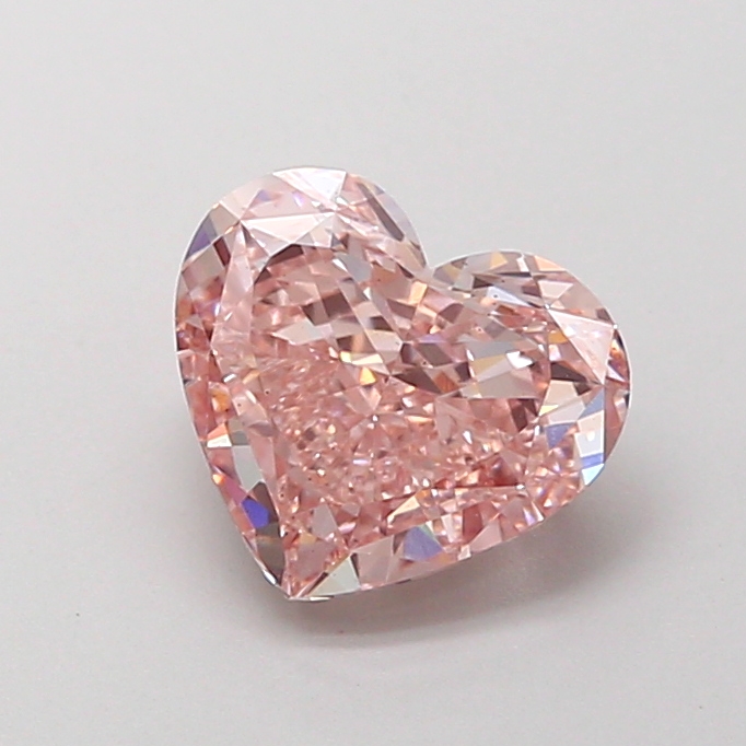 2.01 ct Heart Fancy Intense Pink Lab-Grown Diamond