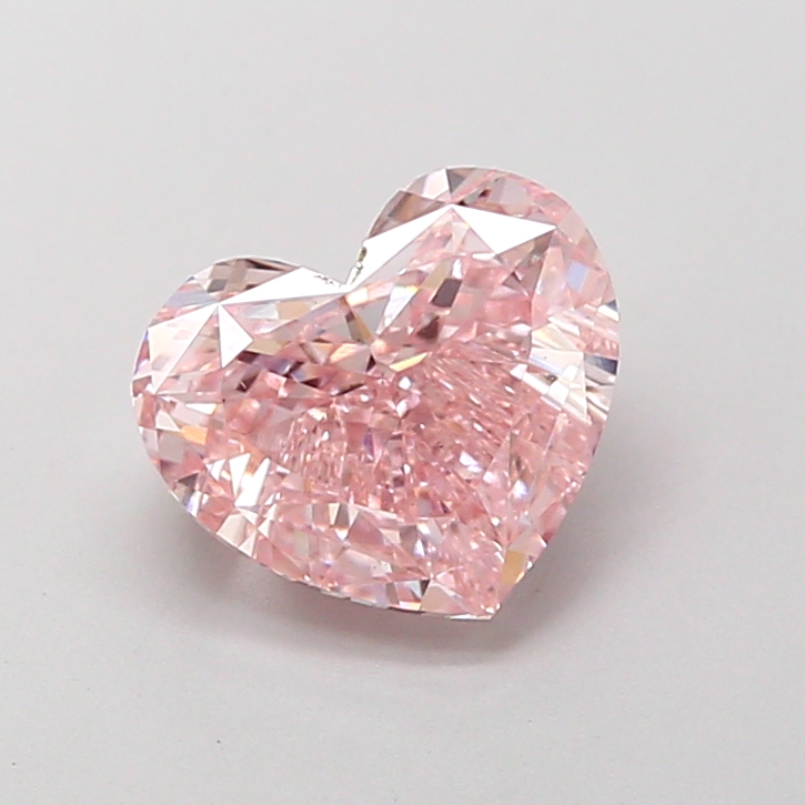 2.02 ct Heart, Fancy Intense Pink VS1 IGI CVD