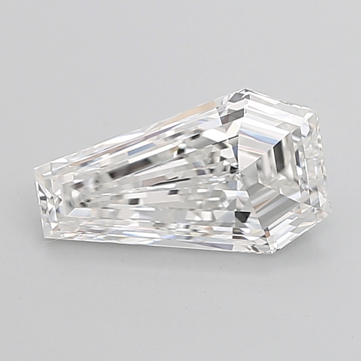 2.73 carat Coffin lab grown diamond, E VVS2, IGI certified