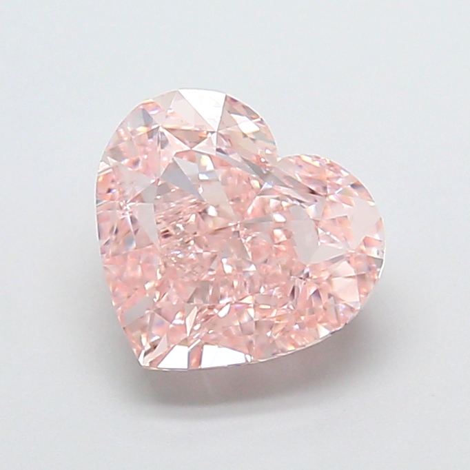 3.00 ct Heart Fancy Light Pink Lab-Grown Diamond