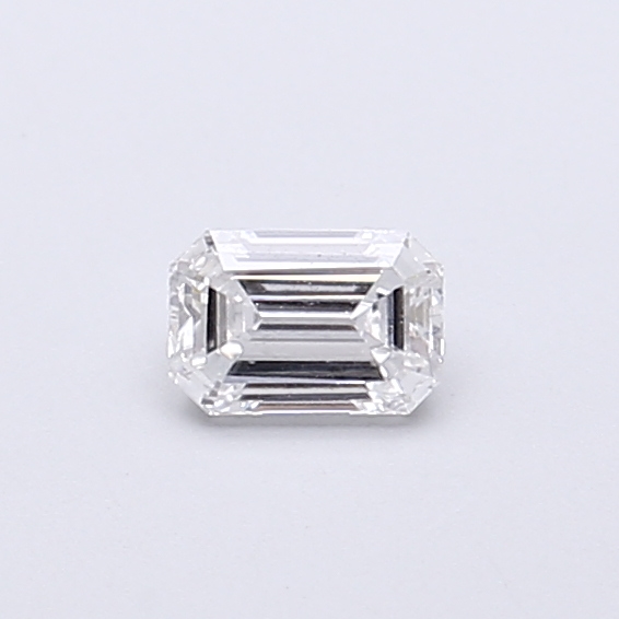 Actual 0.26 carat D Emerald lab-grown diamond
