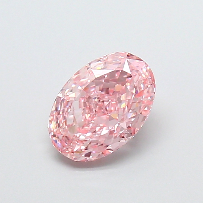 1.41 ct Oval, Fancy Intense Pink VS1 IGI CVD