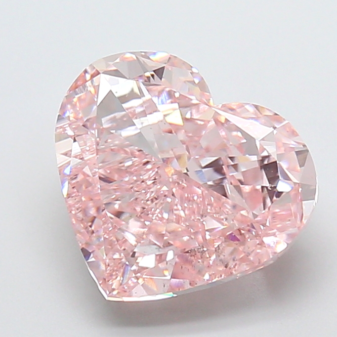 5.01 ct Heart Fancy Light Pink Lab-Grown Diamond
