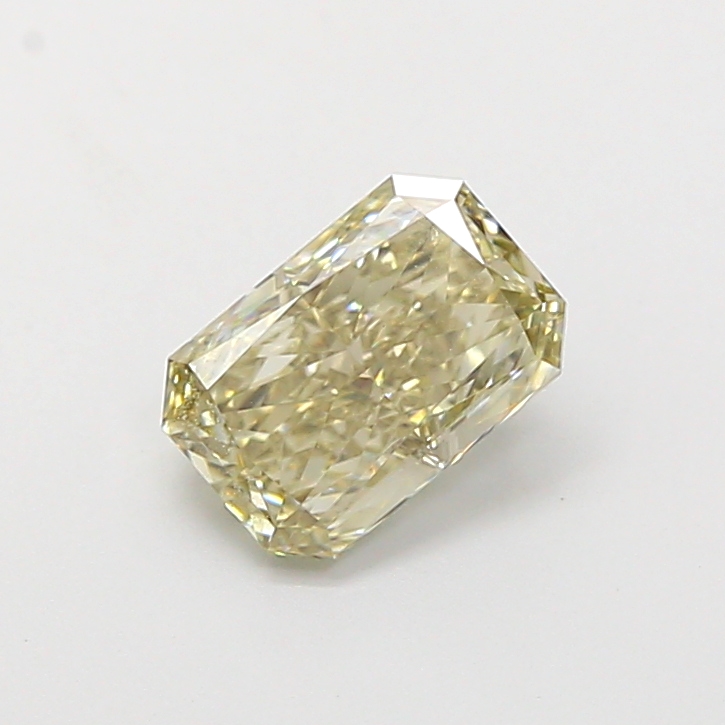 1.05 ct Radiant Fancy Vivid Yellow Lab-Grown Diamond