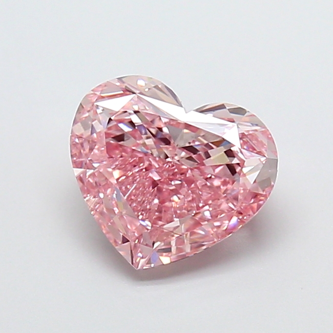 2.25 ct Heart Fancy Vivid Pink Lab-Grown Diamond