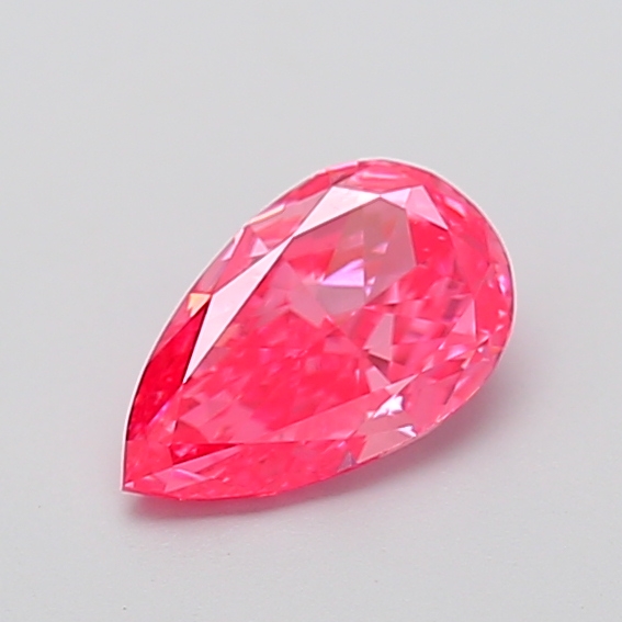1.01 ct Pear Fancy Vivid Pink Lab-Grown Diamond