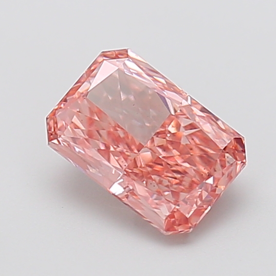 1.57 ct Pink (Intense) VS2 Radiant lab-grown diamond