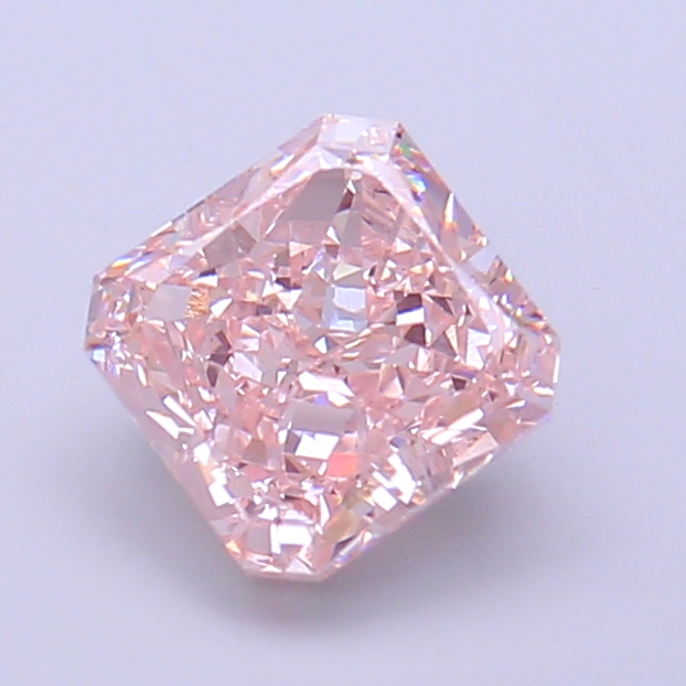 1.59 ct Pink (Intense) VS1 Square Radiant lab-grown diamond