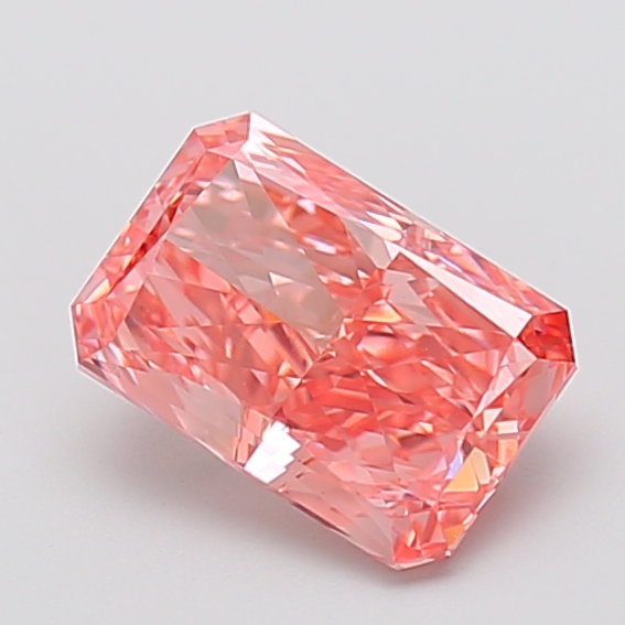 1.95 ct Pink (Vivid) VVS2 Radiant lab-grown diamond