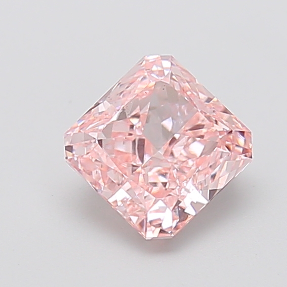 1.56 ct Pink (Intense) VS1 Square Radiant lab-grown diamond