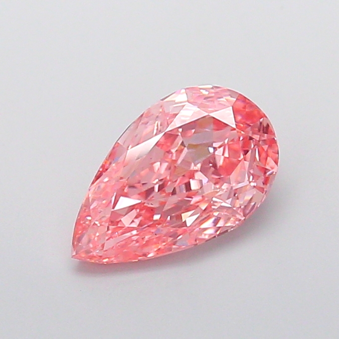 1.83 ct Pink (Vivid) VS1 Pear Brilliant lab-grown diamond