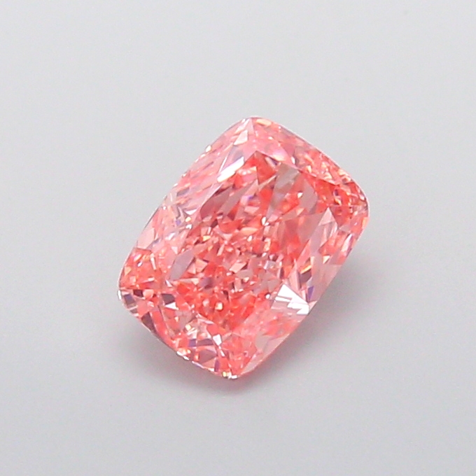 1.51 ct Pink (Intense) VS1 Cushion lab-grown diamond