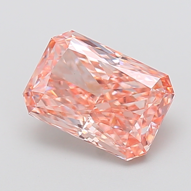 2.52 ct Pink (Intense) VS1 Radiant lab-grown diamond