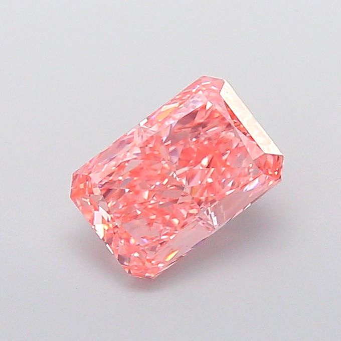 2.01 ct Pink (Vivid) VS2 Radiant lab-grown diamond