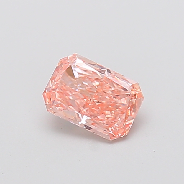 0.87 ct Pink (Intense) VS2 Radiant lab-grown diamond