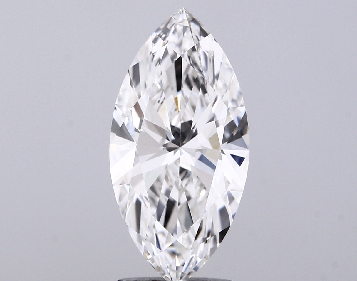 3.08 ct F VVS1 Marquise Brilliant lab-grown diamond