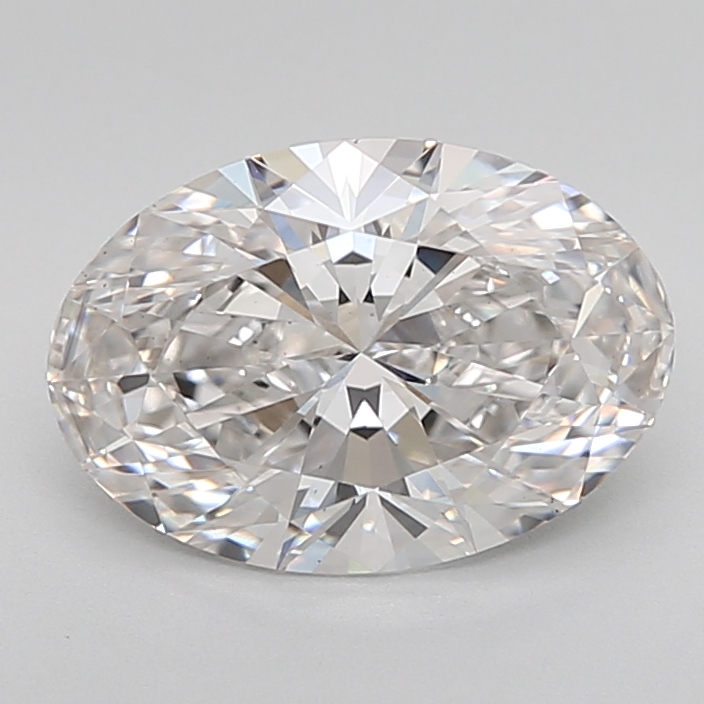 2.37 Carat Certified Loose Lab Grown CVD Diamond Oval G Color VS1 Clarity
