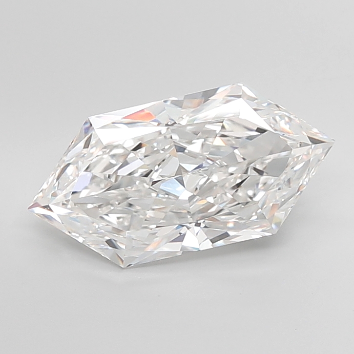 6.21 carat Hexagon Brilliant lab grown diamond, E VVS2, IGI certified