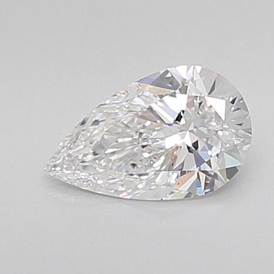 1.02 Carat Certified Loose Lab Grown CVD Diamond Pear VS2 Color F Clarity