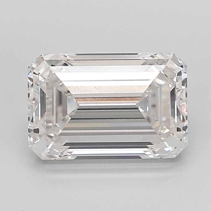 3.53 carat Emerald Cut lab grown diamond, G VVS1, IGI certified
