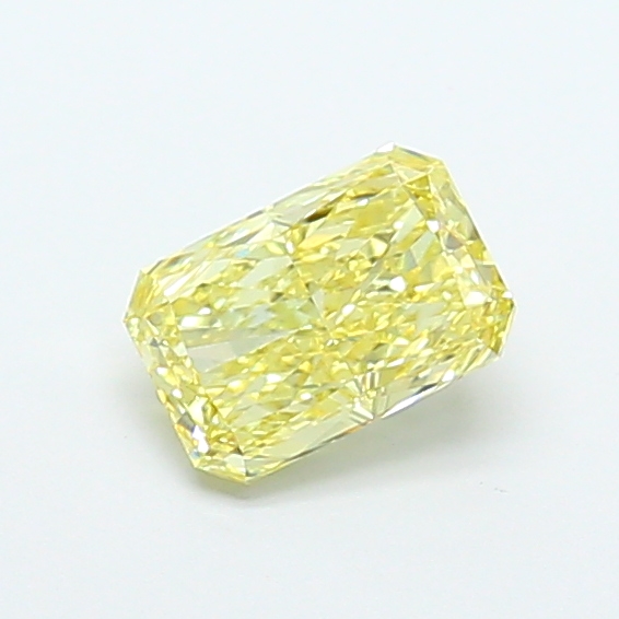 1.46 ct Radiant Fancy Intense Yellow Lab-Grown Diamond