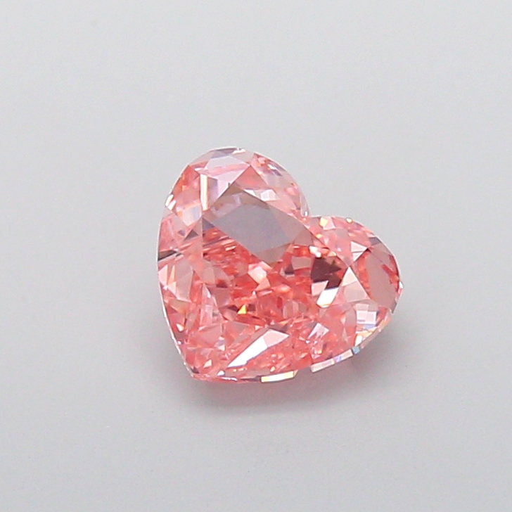 1.44 ct Pink (Vivid) VS1 Heart Modified lab-grown diamond