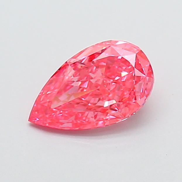 1.05 ct Pear Fancy Vivid Pink Lab-Grown Diamond
