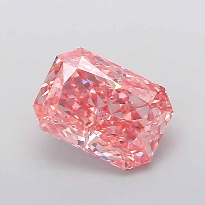 2.03 ct Pink (Vivid) VS2 Radiant lab-grown diamond