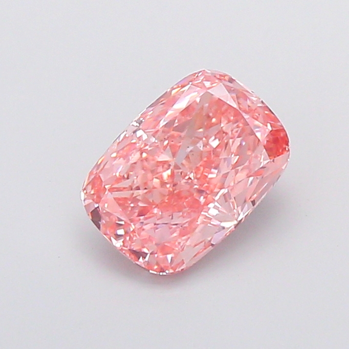 2.02 ct Pink (Vivid) VS2 Cushion lab-grown diamond