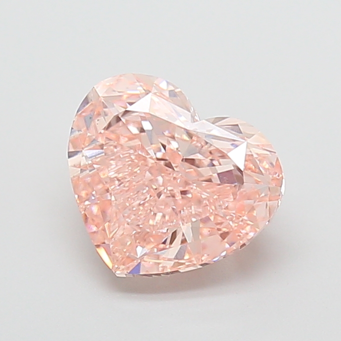 3.02 ct Heart Fancy Intense Pink Lab-Grown Diamond