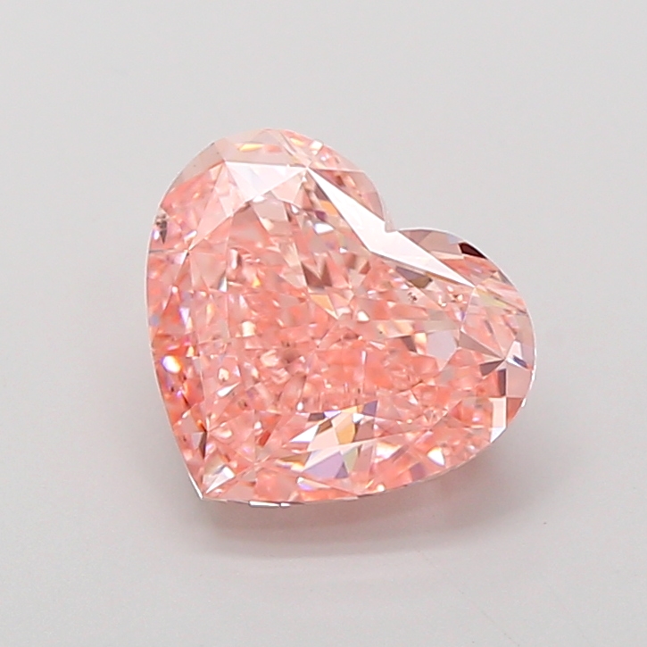3.00 ct Heart Fancy Vivid Pink Lab-Grown Diamond
