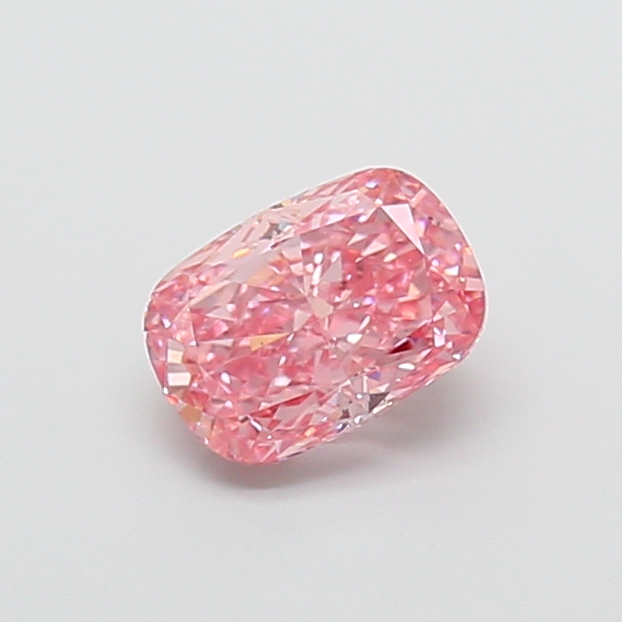 1.18 ct Pink (Vivid) VS1 Cushion lab-grown diamond