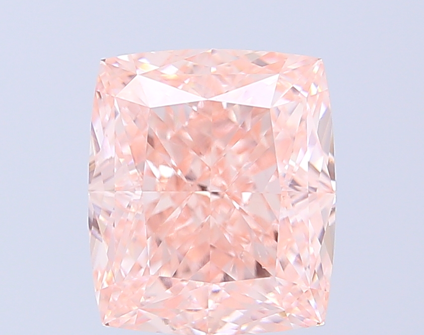 5.03 ct Cushion Fancy Intense Pink Lab-Grown Diamond