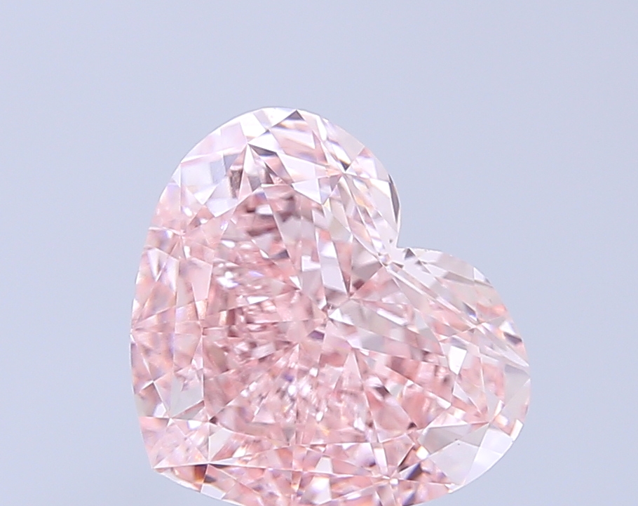 5.03 ct Heart Fancy Intense Pink Lab-Grown Diamond