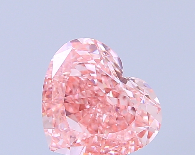 2.01 ct Heart Fancy Vivid Pink Lab-Grown Diamond