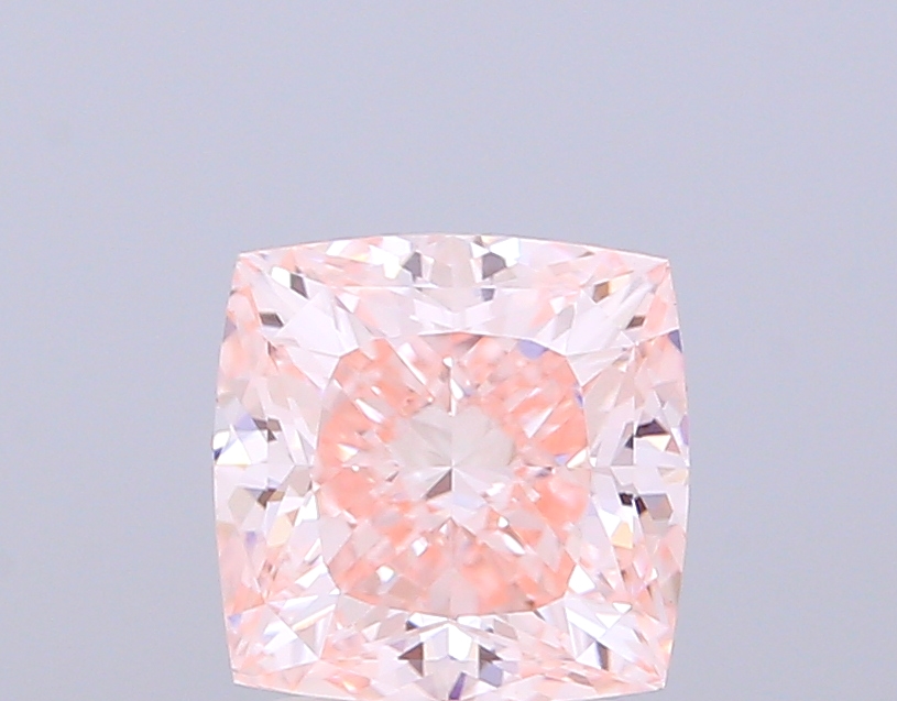 2.02 ct Cushion, Fancy Intense Pink VVS2 IGI CVD