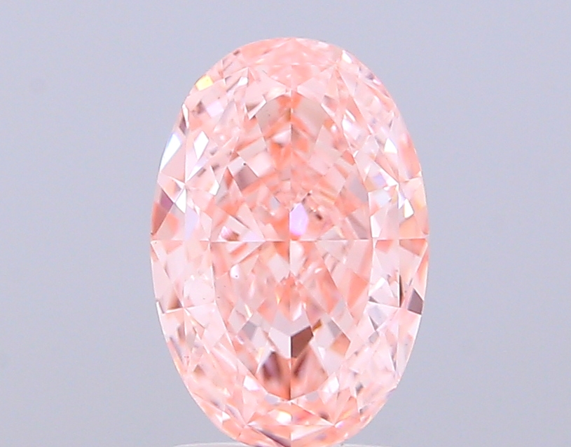 2.05 ct Oval, Fancy Vivid Pink VS1 IGI CVD