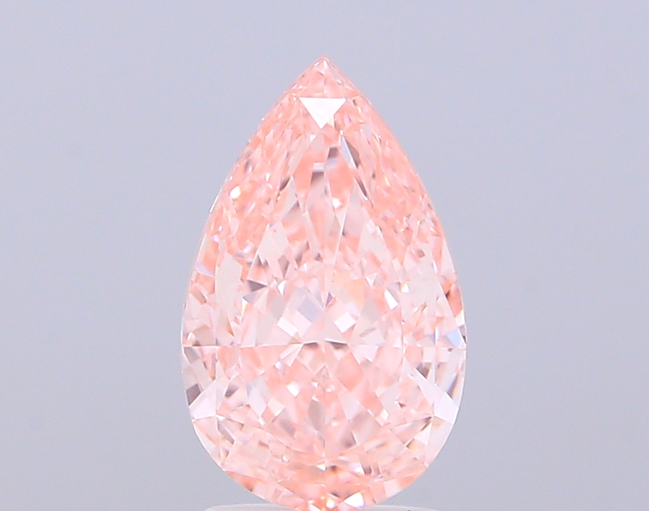 2.01 ct Pear, Fancy Vivid Pink VVS2 IGI CVD