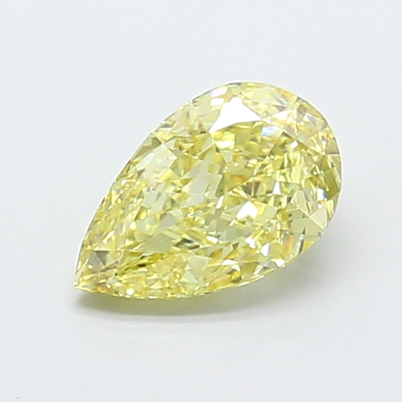 1.21 ct Pear Fancy Light Yellow Lab-Grown Diamond