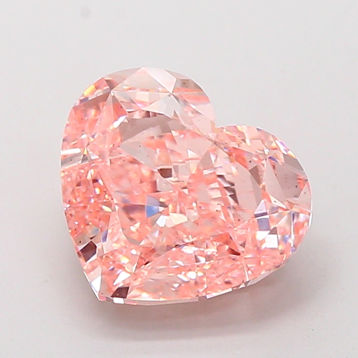 5.00 ct Heart Fancy Vivid Pink Lab-Grown Diamond