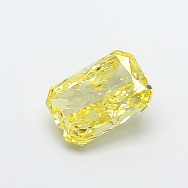 1.00 ct Radiant Fancy Vivid Yellow Lab-Grown Diamond