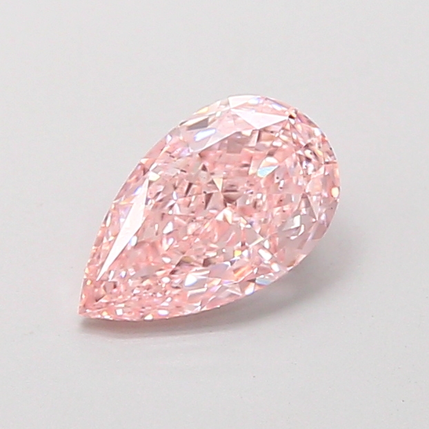 1.28 ct Pear, Fancy Vivid Pink VS2 CVD