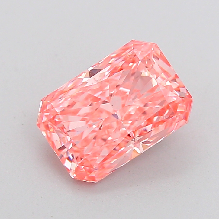 1.99 ct Pink (Vivid) VS1 Radiant lab-grown diamond