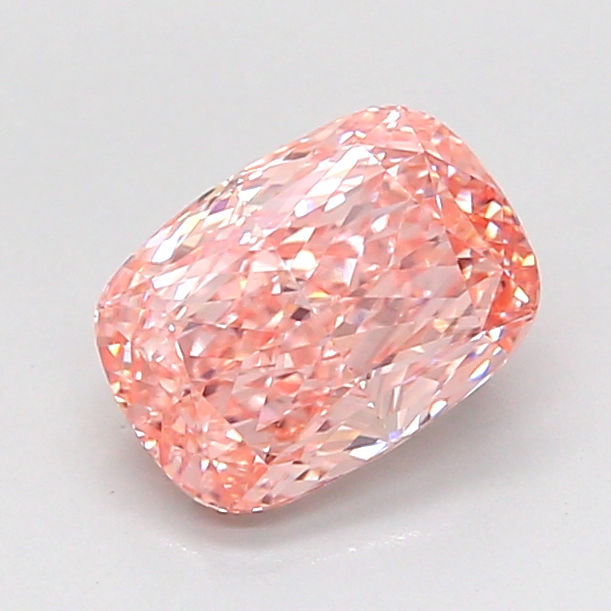 1.15 ct Pink (Vivid) VS1 Cushion lab-grown diamond