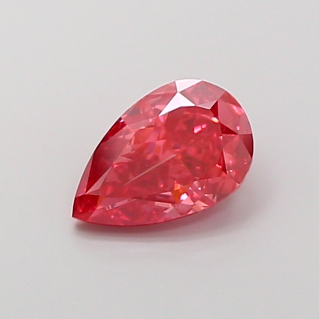 1.51 ct Pear Fancy Vivid Pink Lab-Grown Diamond